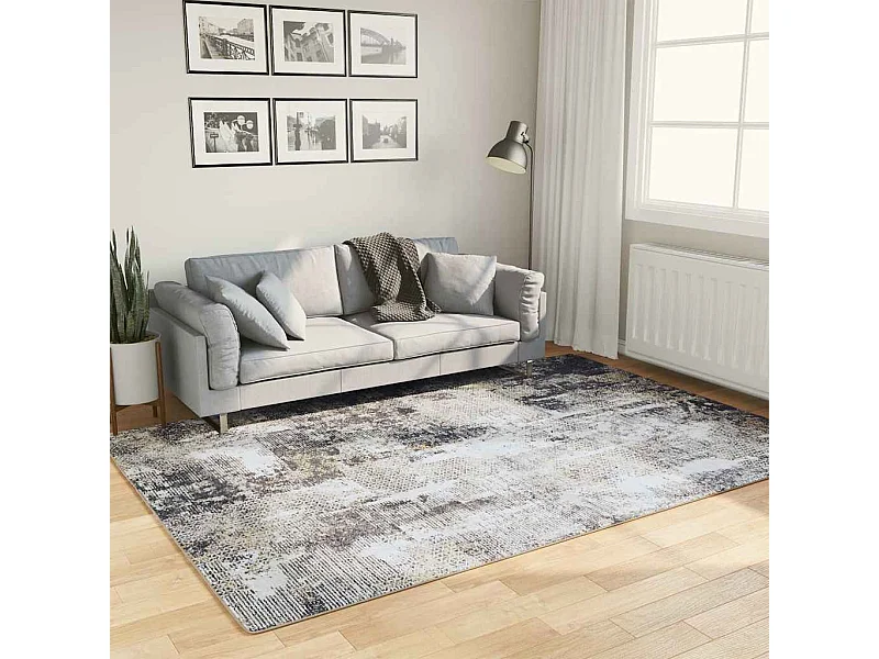 Tappeto lavabile multicolore 160x230 cm antiscivolo