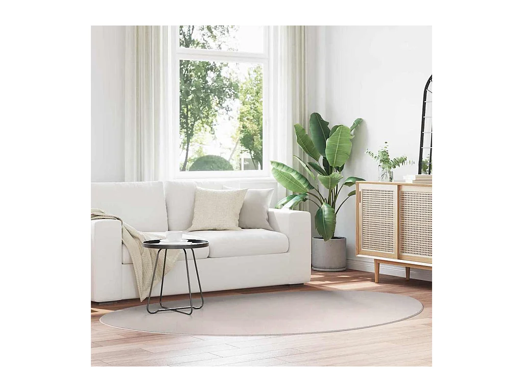 Tappeto color sabbia 160 x 230 cm Poliestere