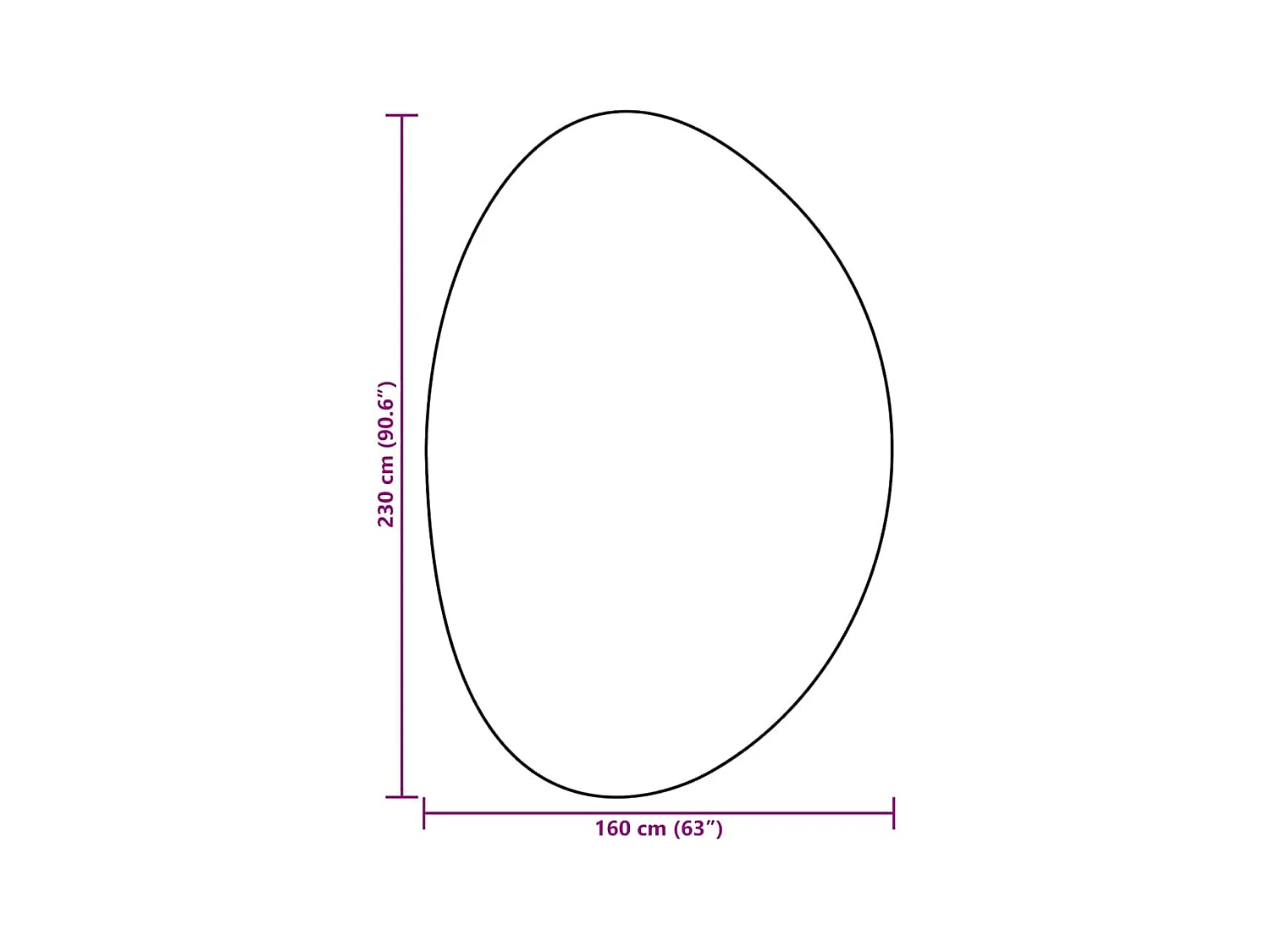 Zandkleurig vloerkleed 160 x 230 cm Polyester