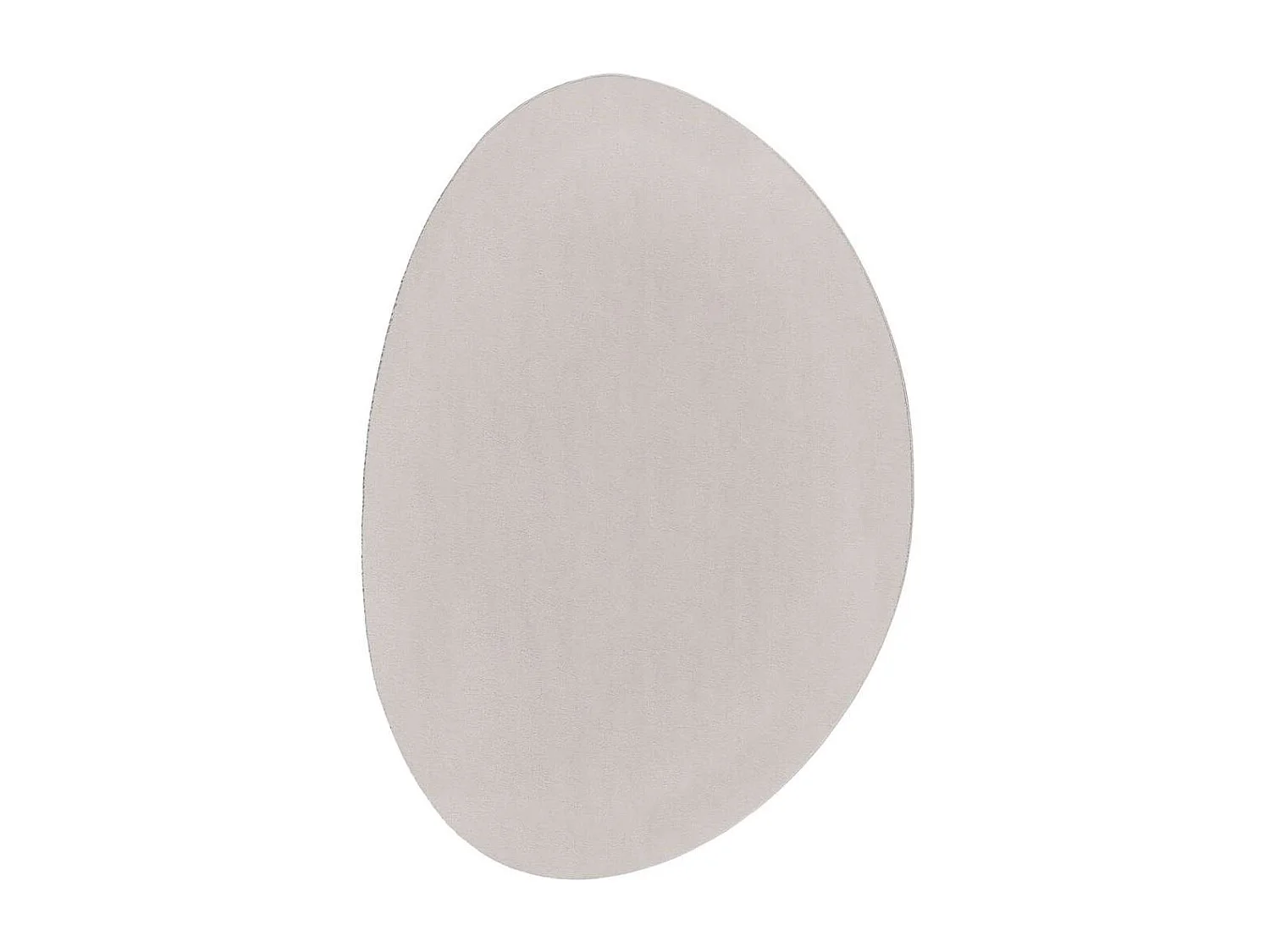 Alfombra color arena 160 x 230 cm Poliéster