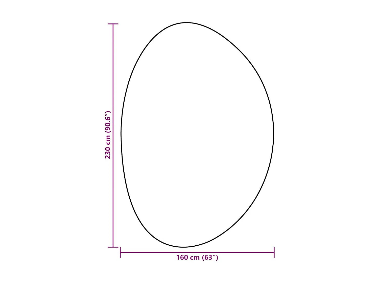 Alfombra color arena 160 x 230 cm Poliéster