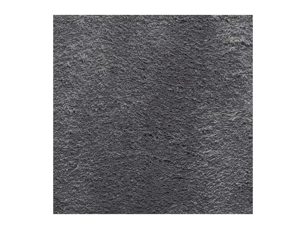 Tapis HUARTE à poils courts doux lavable anthracite 160x160 cm