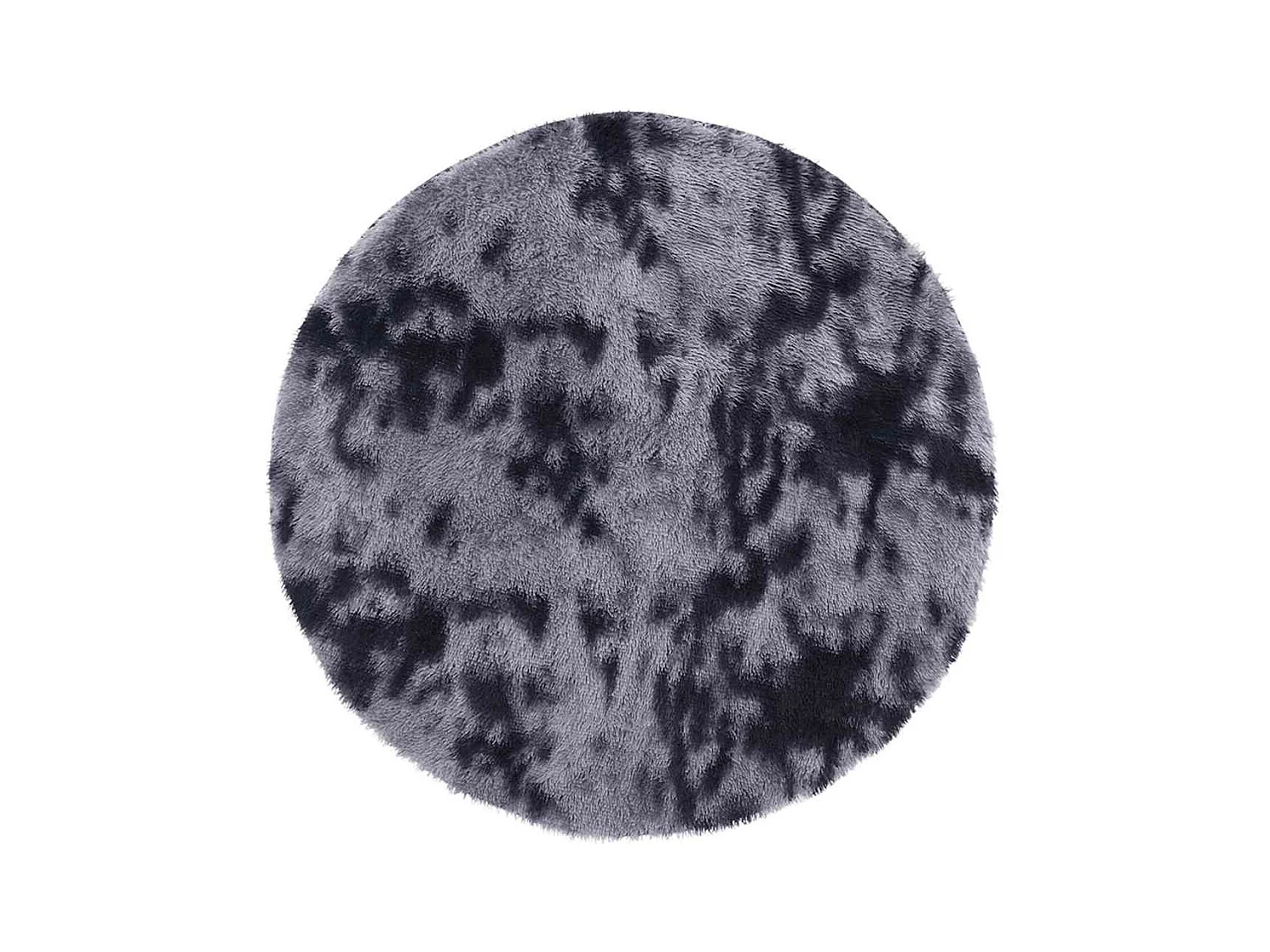 Tappeto shaggy a pelo lungo NAVARRA grigio scuro 200x200 cm