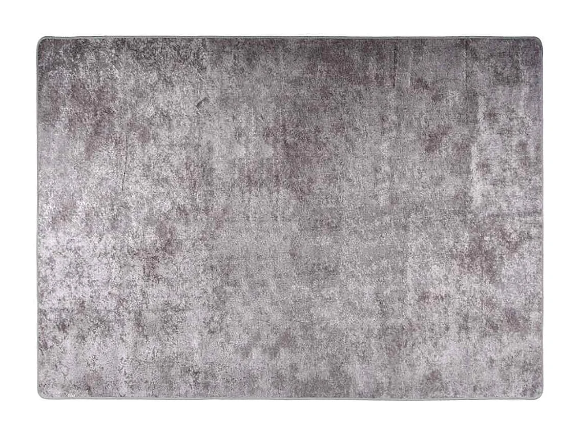 Tappeto antiscivolo lavabile 120x180 cm grigio