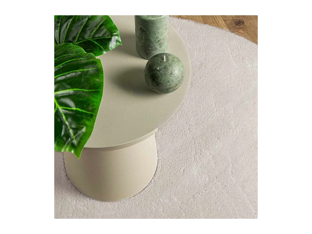 Tapis Couleur sable 140 x 200 cm Polyester