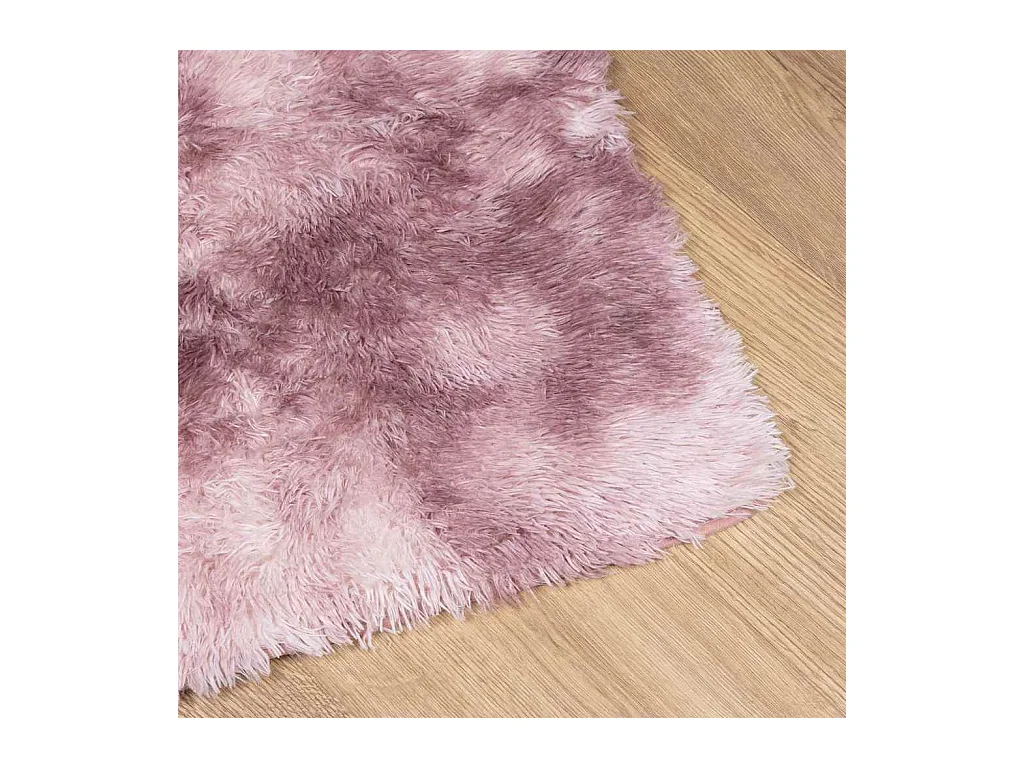 Tappeto shaggy a pelo lungo NAVARRA rosa cipria 130x200 cm