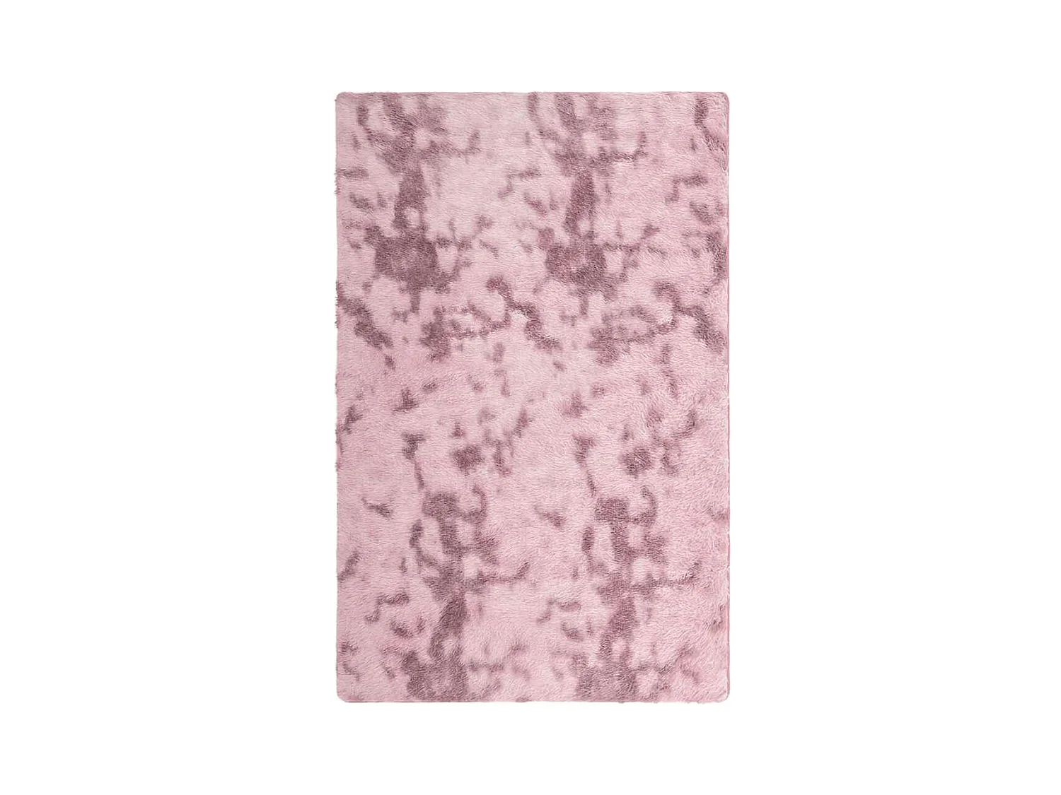 Tapis Shaggy à poils longs NAVARRA rose poudré 130x200 cm