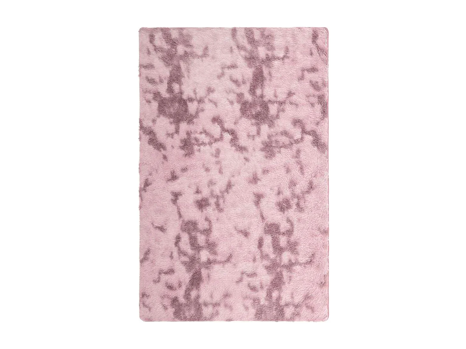 Tapis Shaggy à poils longs NAVARRA rose poudré 130x200 cm