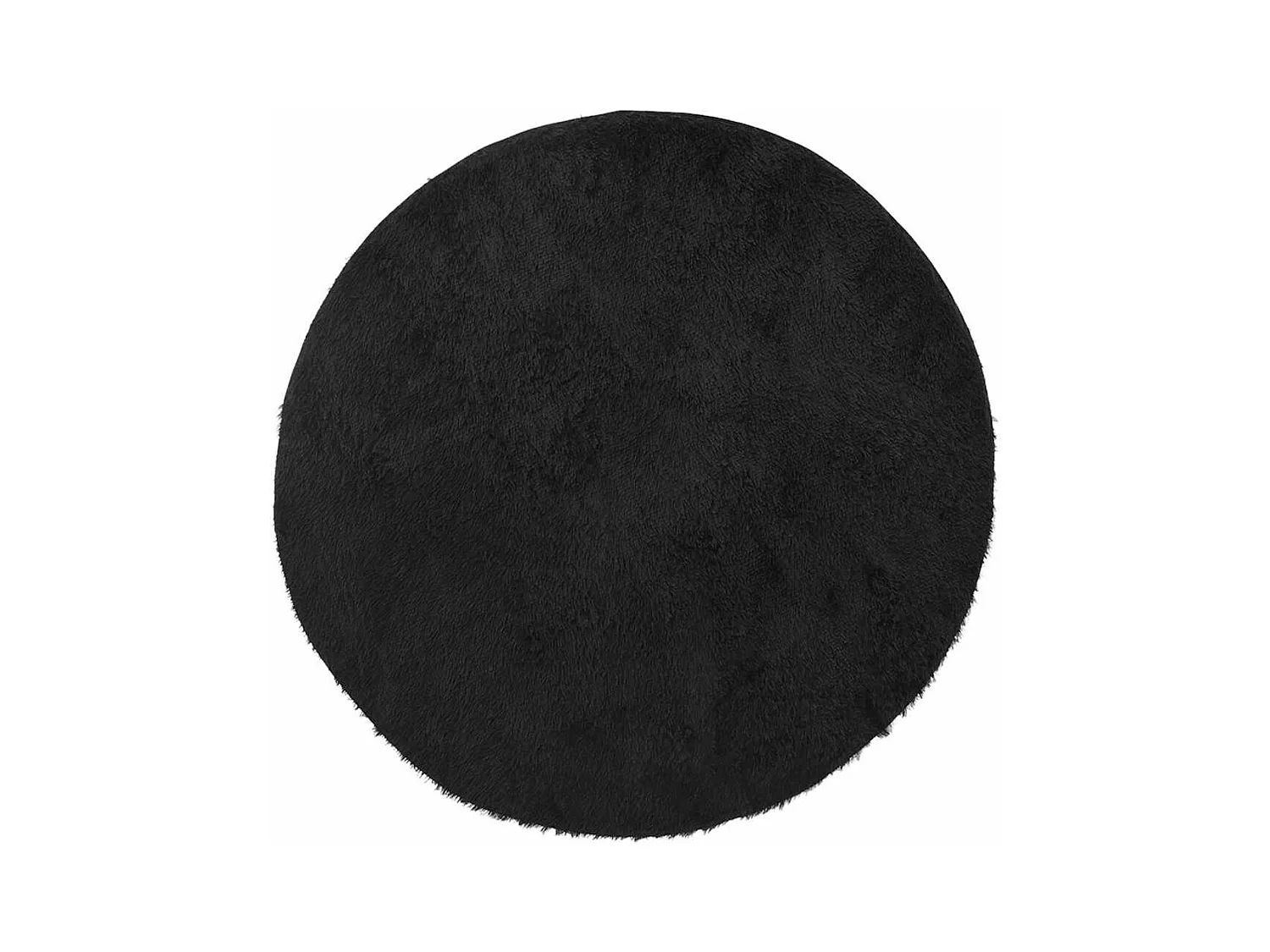 Tappeto NAVARRA nero shaggy 160x160 cm poliestere