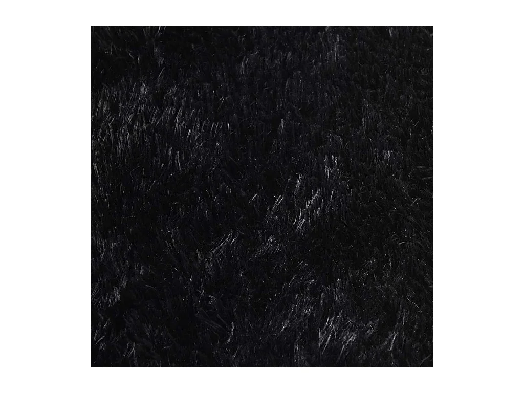 Tappeto NAVARRA nero shaggy 160x160 cm poliestere