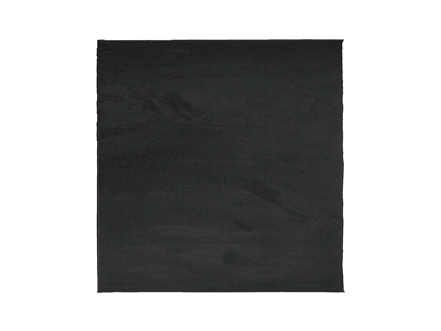 Tappeto a pelo corto OVIEDO nero 120x120 cm