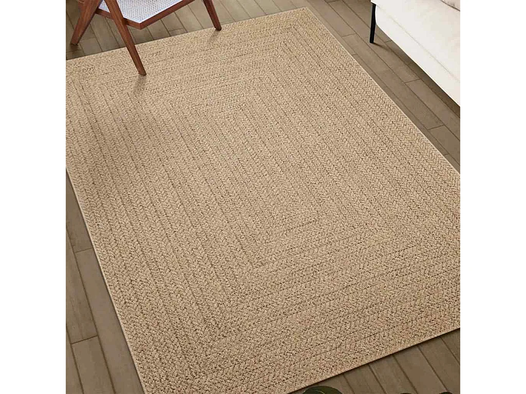 Alfombra ZIZUR 80x200 cm efecto yute para interior y exterior