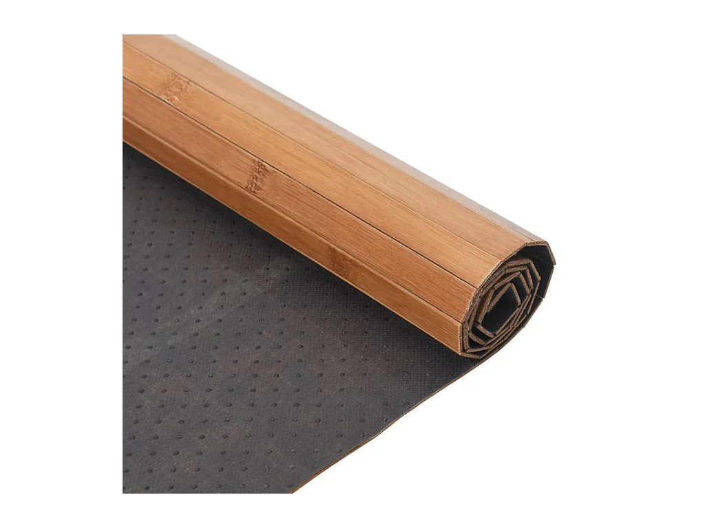 Natürlicher rechteckiger Teppich 80x200 cm Bambus