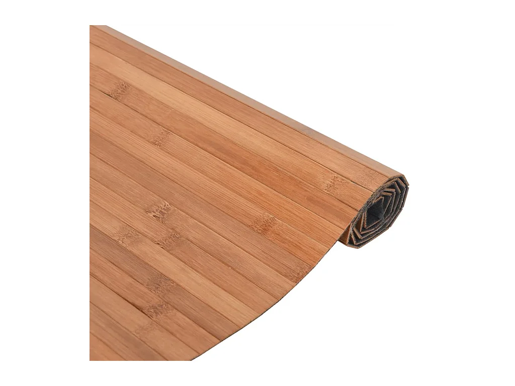 Natuurlijk rechthoekig tapijt 80x200 cm bamboe