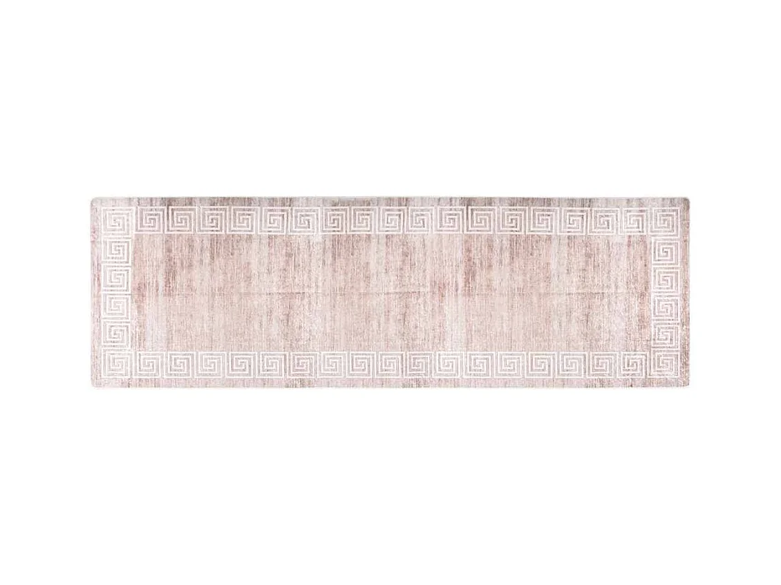 Alfombra antideslizante lavable 80x300 cm Beige