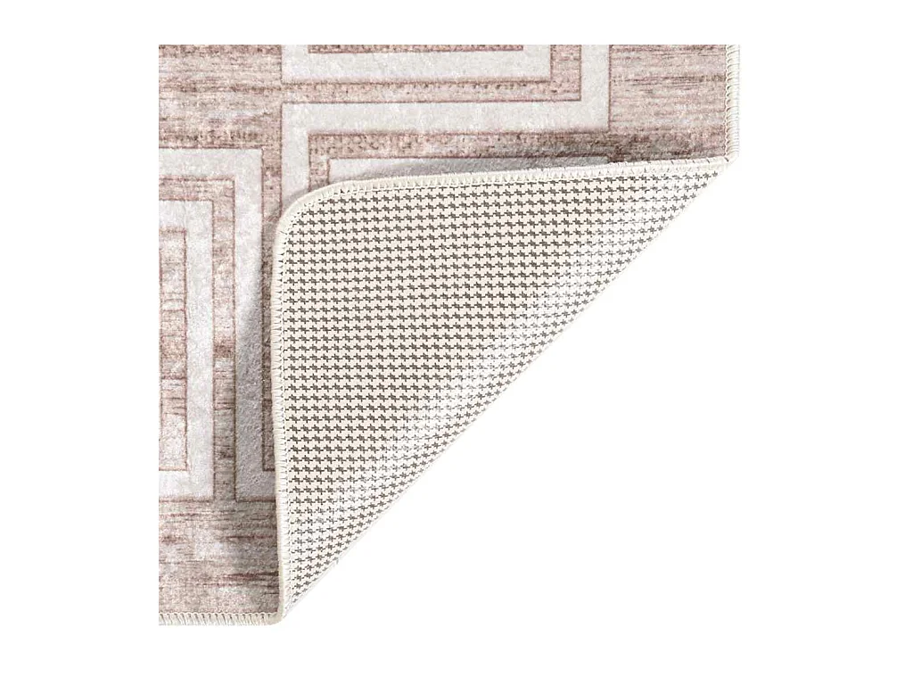 Alfombra antideslizante lavable 80x300 cm Beige