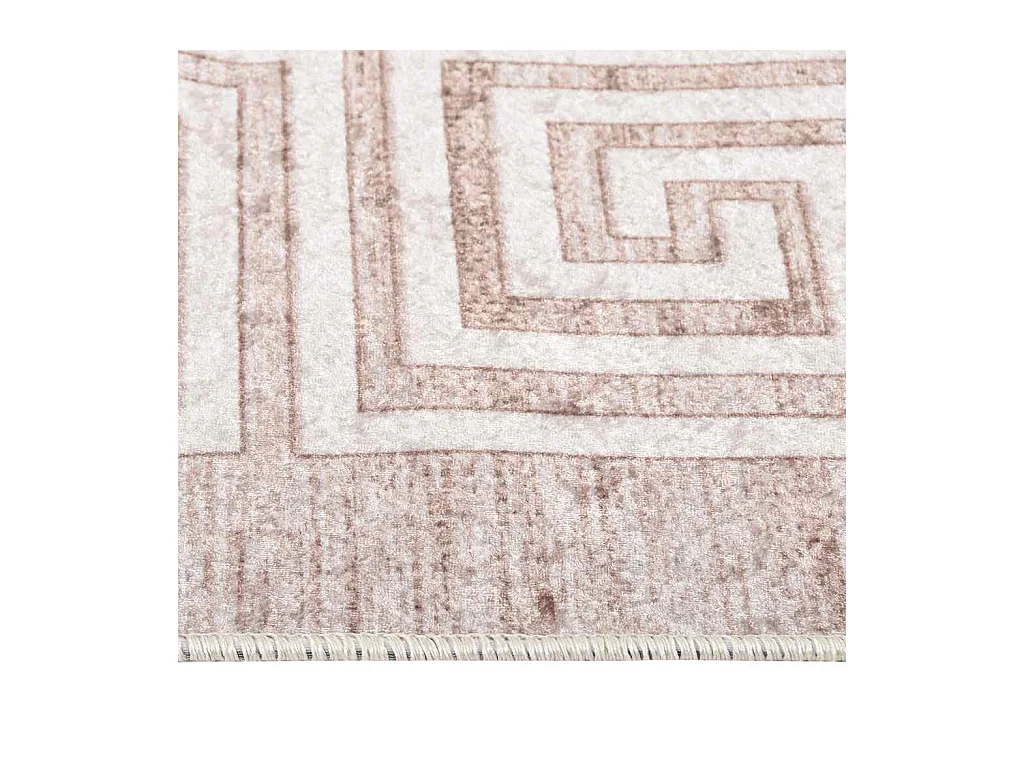 Alfombra antideslizante lavable 80x300 cm Beige