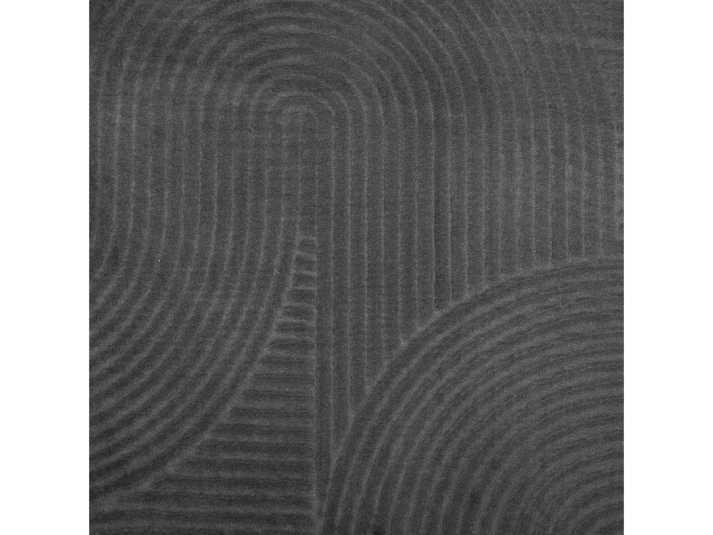 Tapis IZA poils courts style scandinave anthracite 80x150 cm