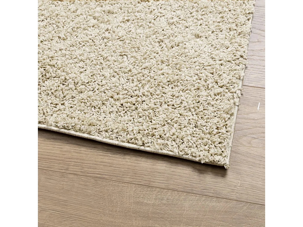 Tappeto shaggy PAMPLONA, pelo lungo, oro moderno, 160x230 cm