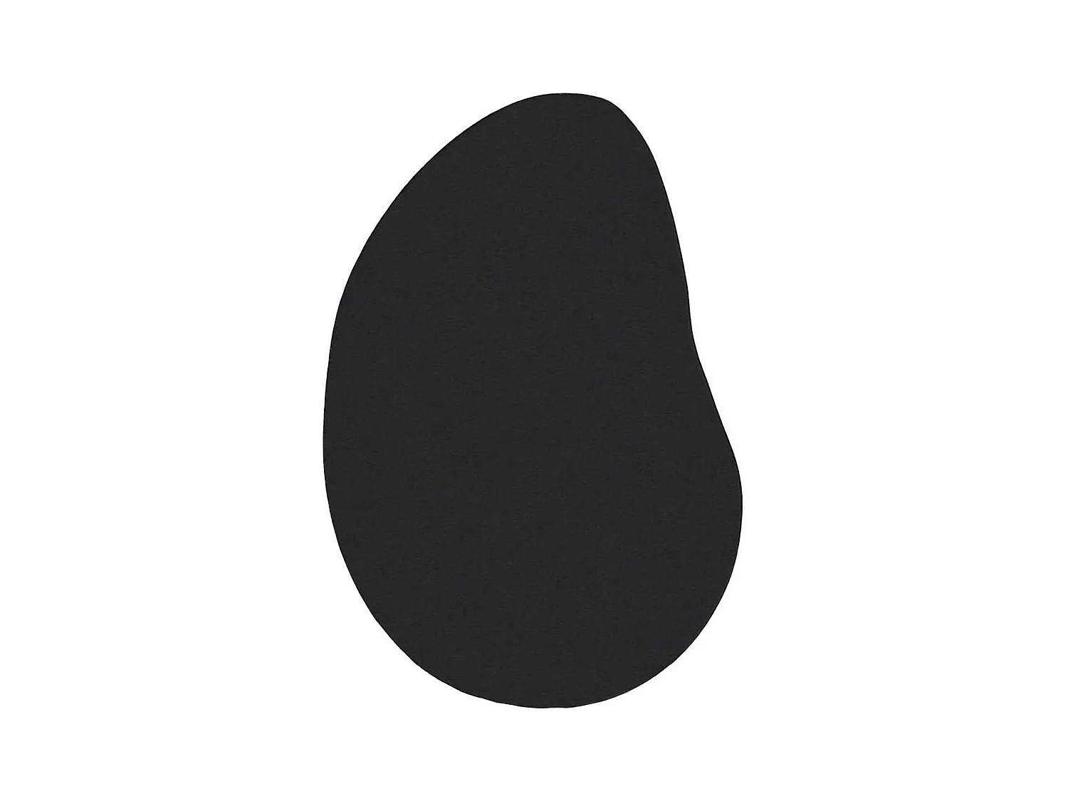 Tappeto nero 160 x 230 cm in poliestere