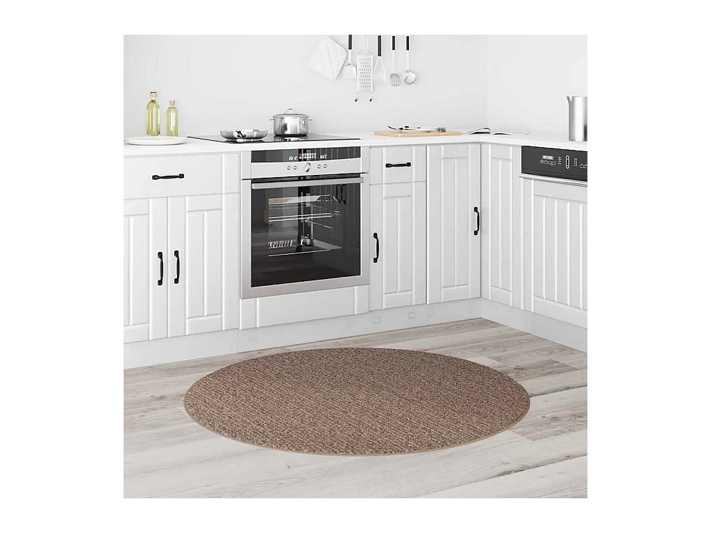 Tapis Marron 120 x 120 cm Polypropylène