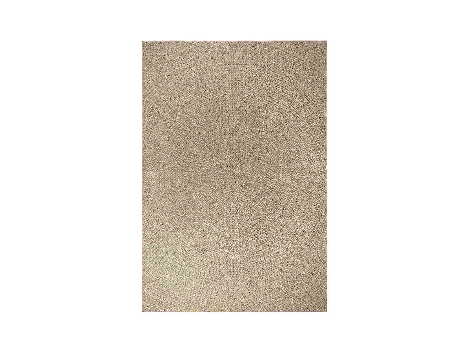 Tapis ZIZUR beige 200x290 cm aspect de jute intérieur extérieur