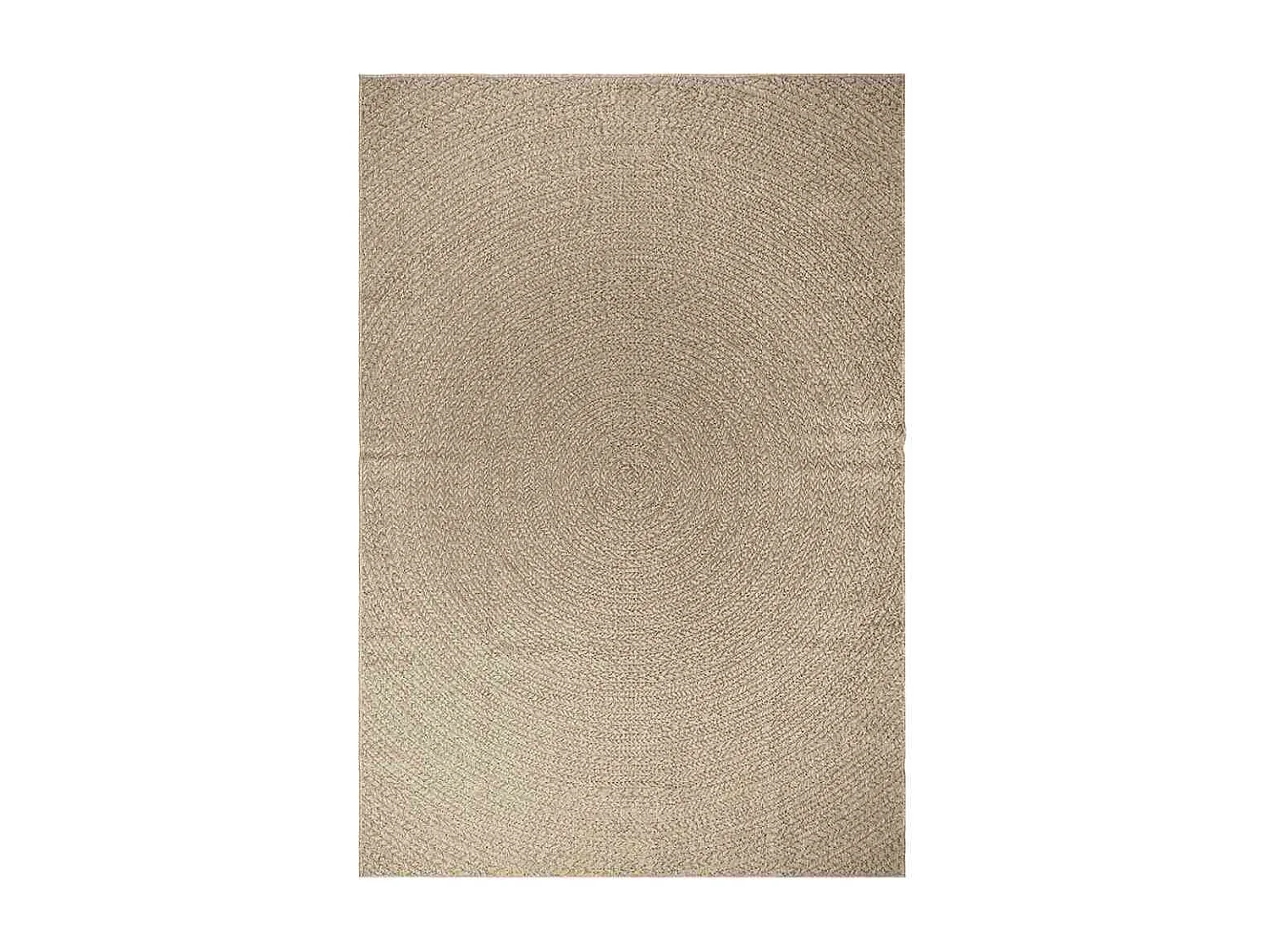 Tapis ZIZUR beige 200x290 cm aspect de jute intérieur extérieur