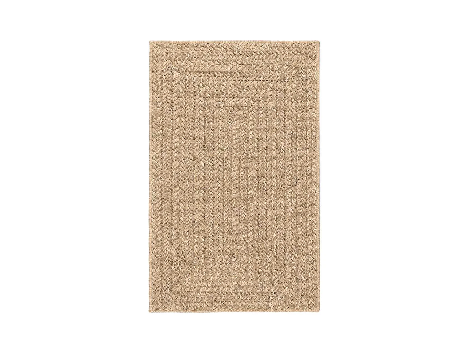 ZIZUR Teppich 240x340 cm Juteoptik Indoor und Outdoor