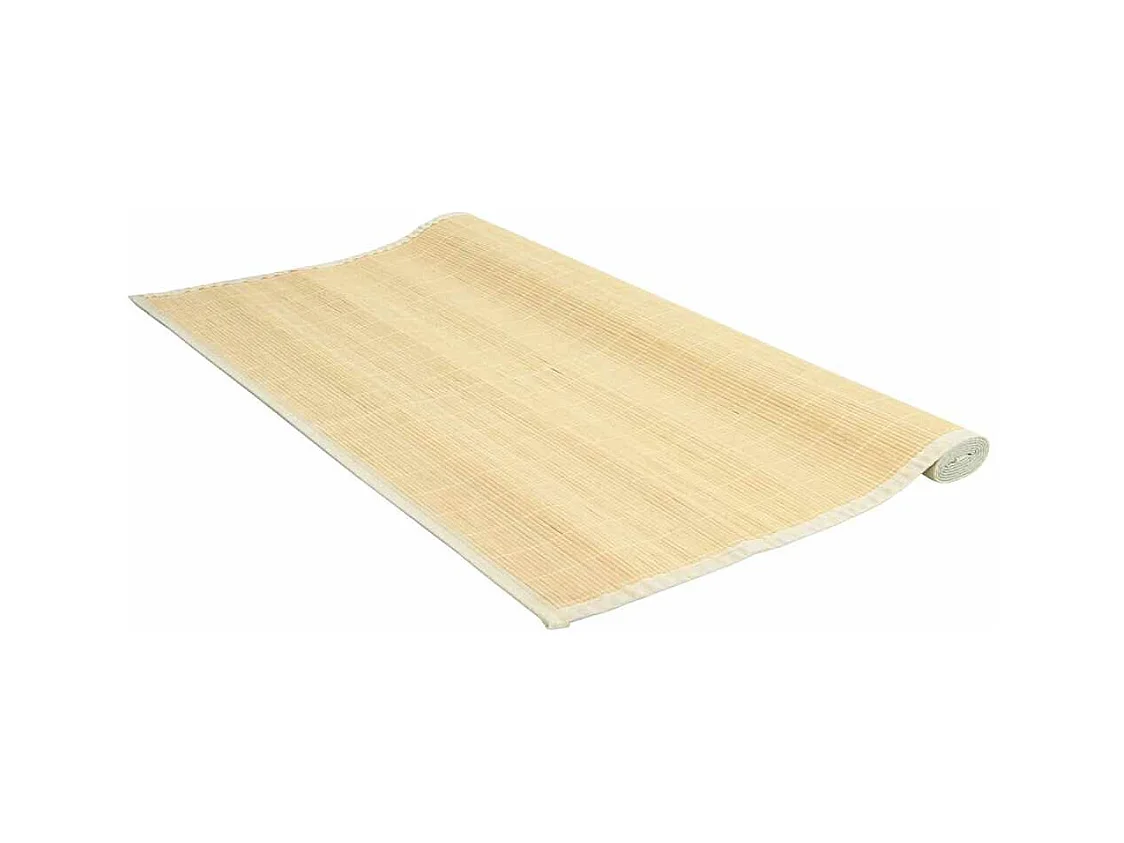 Alfombra de bambú 160x230 cm Natural