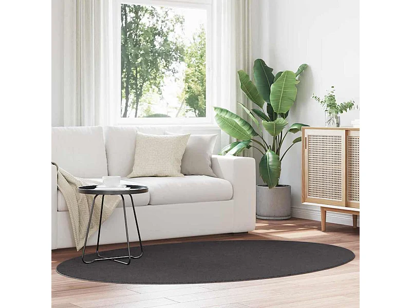 Tapis Anthracite 140 x 200 cm Polyester