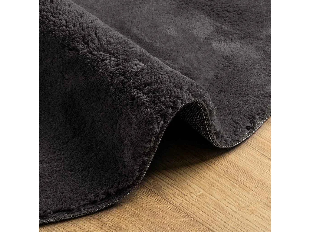 Tapis Antraciet 140 x 200 cm Polyester