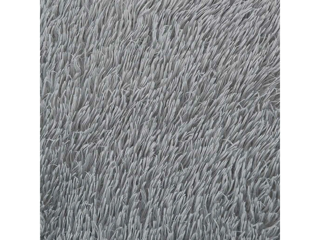 Alfombra de pelo largo NAVARRA gris claro 160x160 cm