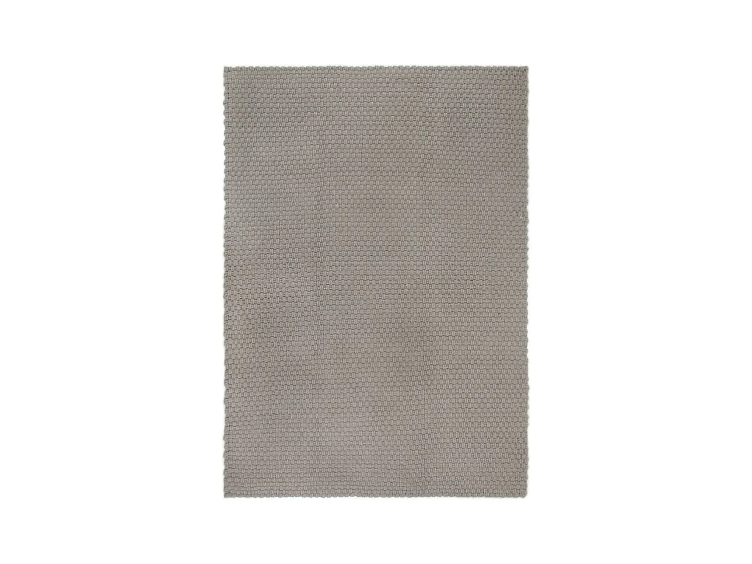 Alfombra rectangular Gris 160x230 cm Algodón