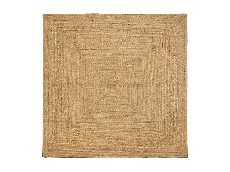 Tapis Beige 200 x 200 cm Jute