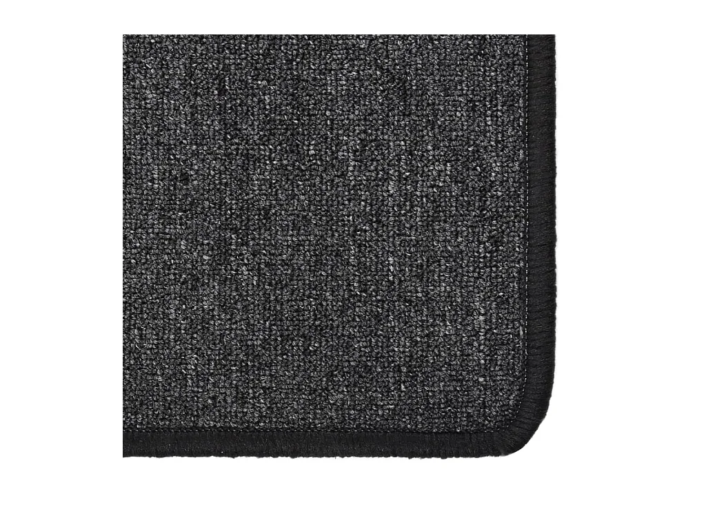 Alfombra de pasillo antracita 50x300 cm