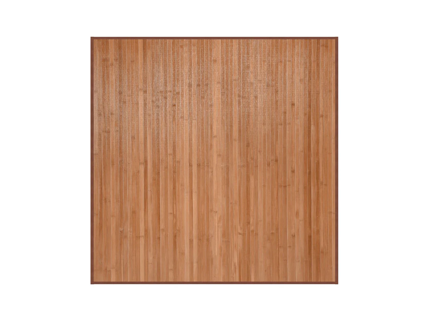 Tapis carré naturel 100x100 cm bambou