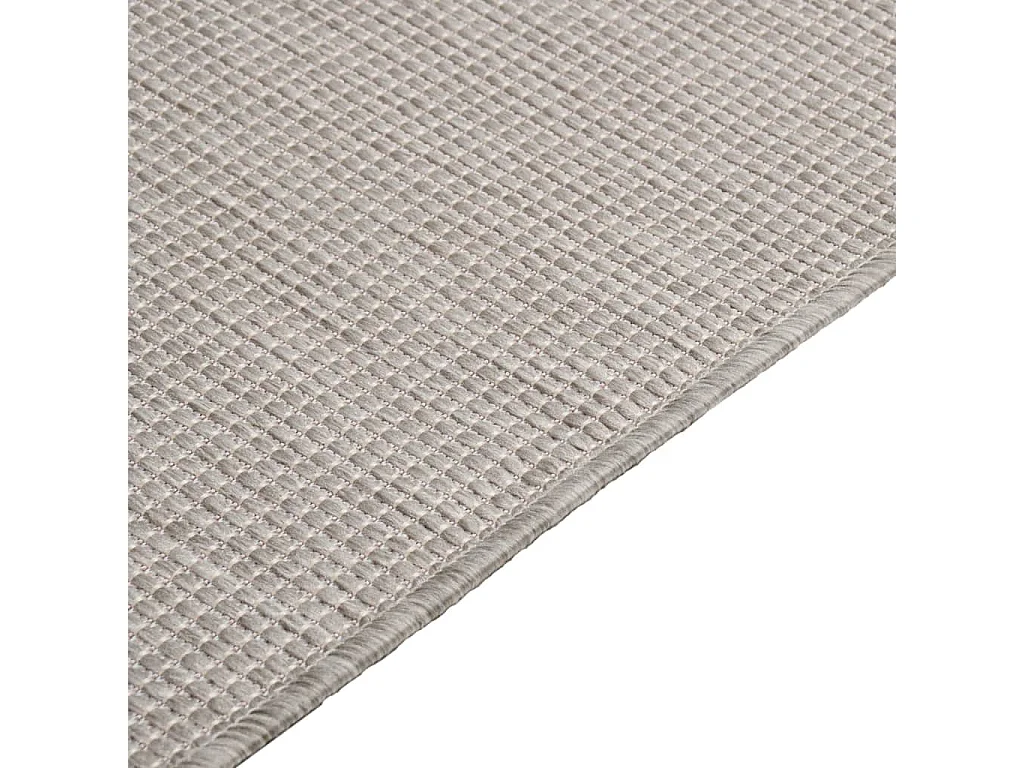 Tappeto da esterno a trama piatta 200x280 cm Taupe