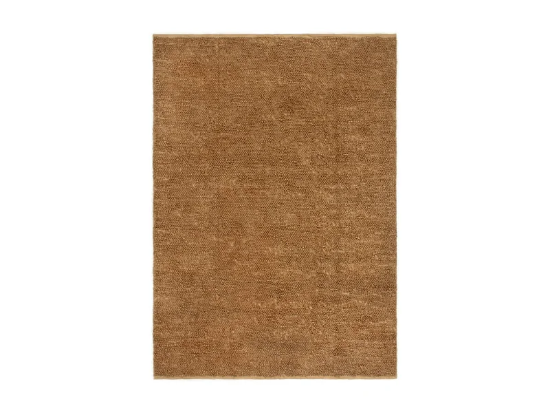 Tapis à poils bouclés fait à la main 180x250 cm Jute et coton