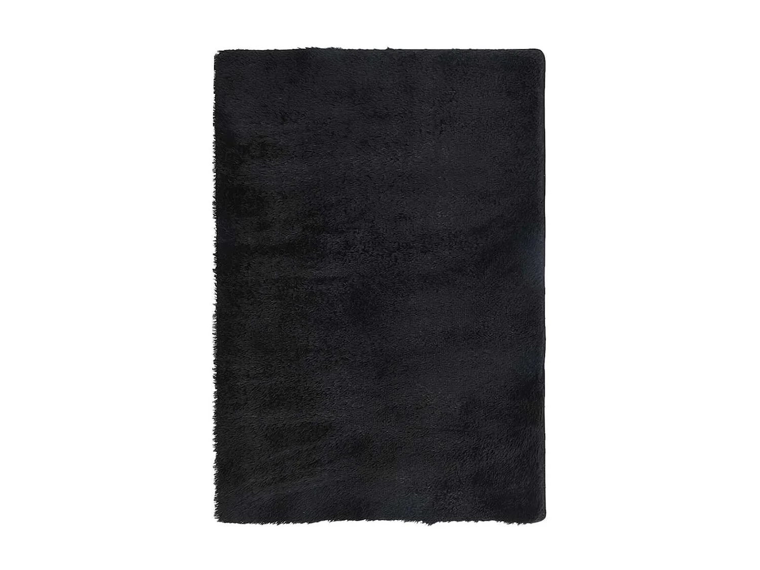Tapis shaggy à poils longs NAVARRA Noir 200x290 cm polyester