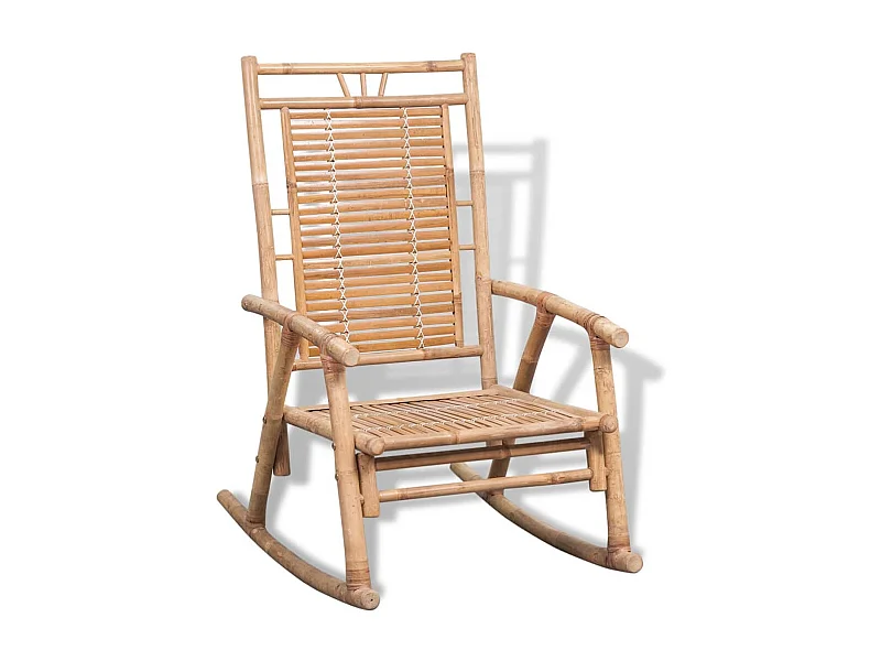 Bamboe schommelstoel