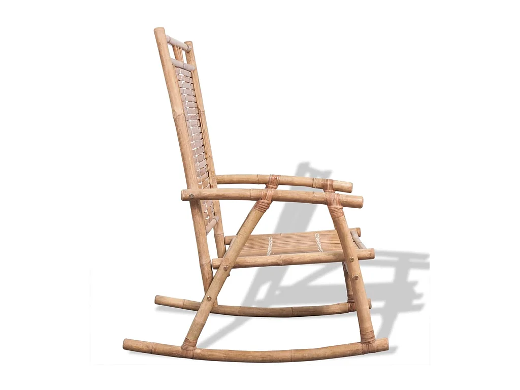 Bamboe schommelstoel