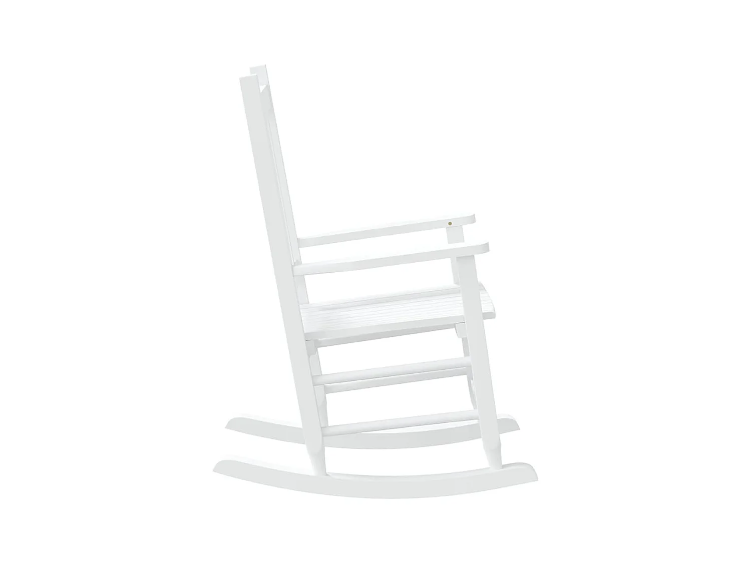 Mecedora infantil de madera maciza de álamo blanca