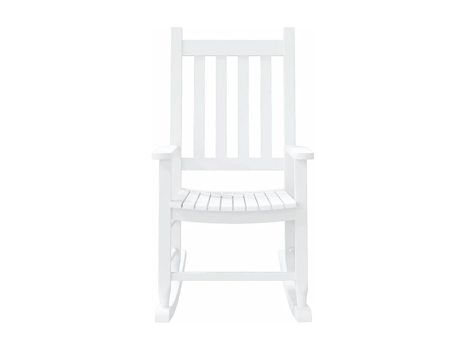 Mecedora infantil de madera maciza de álamo blanca