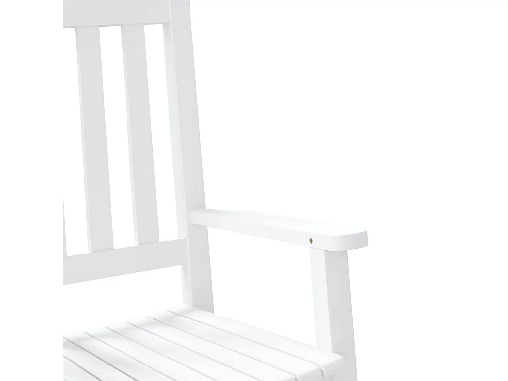 Mecedora infantil de madera maciza de álamo blanca