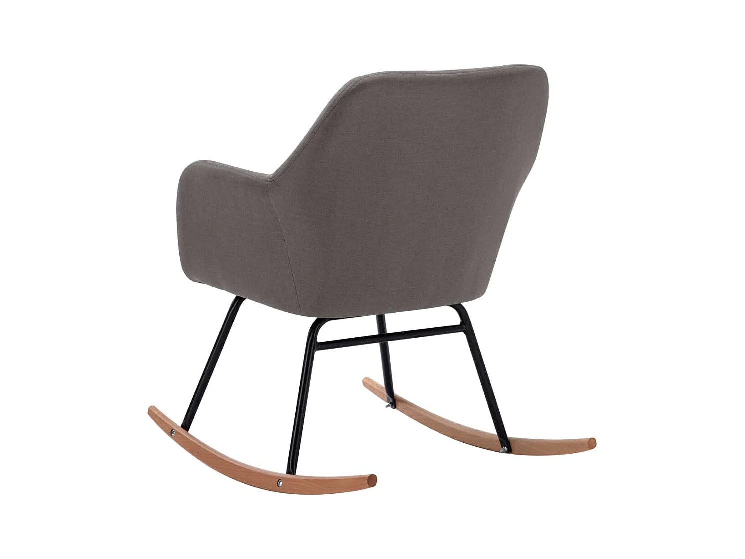 Schommelstoel Lichtgrijze stof