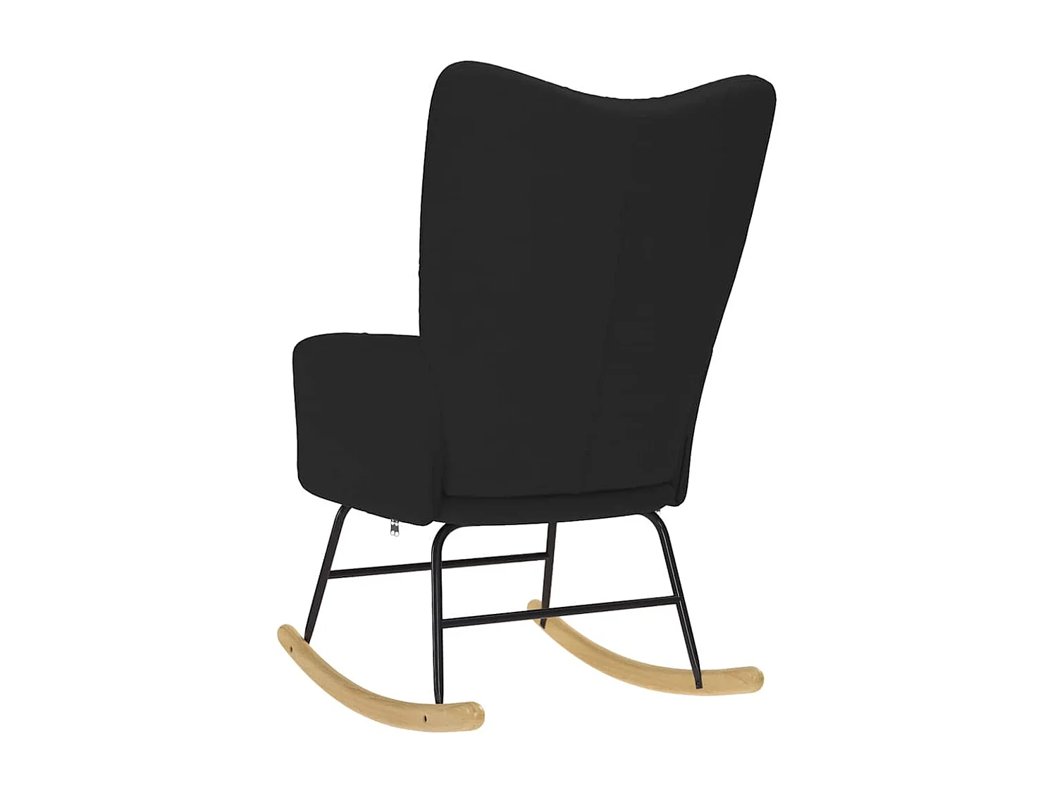Mecedora de tela negra