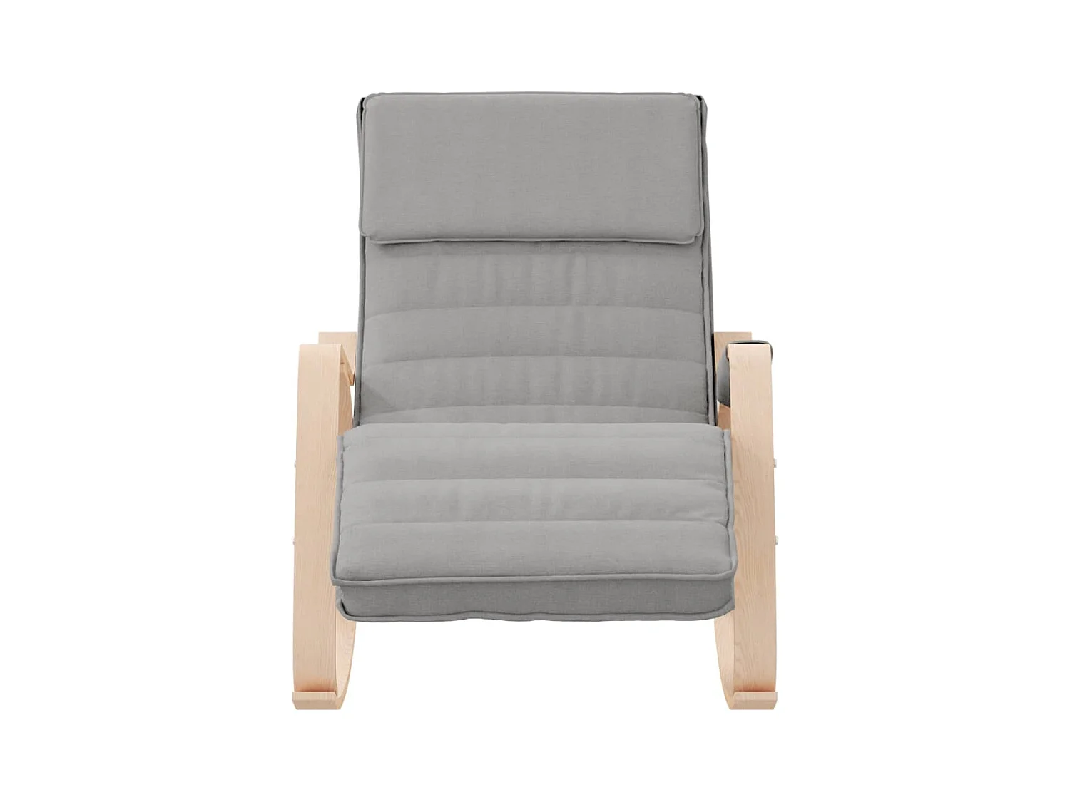 Schommelstoel Lichtgrijze stof