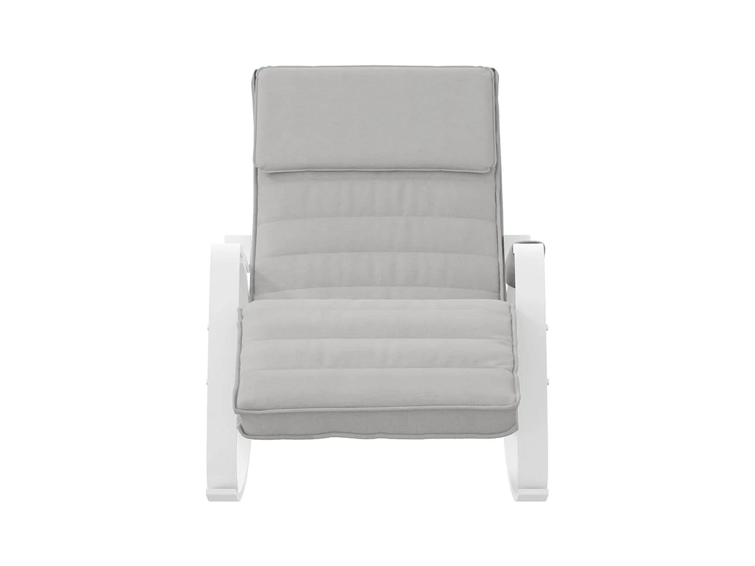 Schommelstoel Lichtgrijze stof