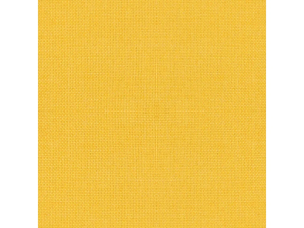 Chaise pivotante de bureau Jaune clair Tissu