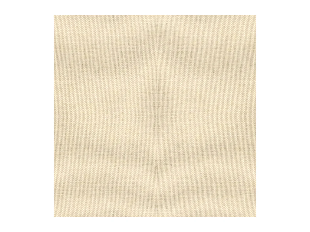 Chaise pivotante de bureau Crème Tissu